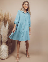 Raina Button Down Dress