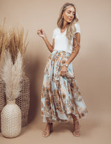 Sunflower Chiffon Skirt