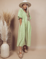 Emmalyn Textured Midi Dress