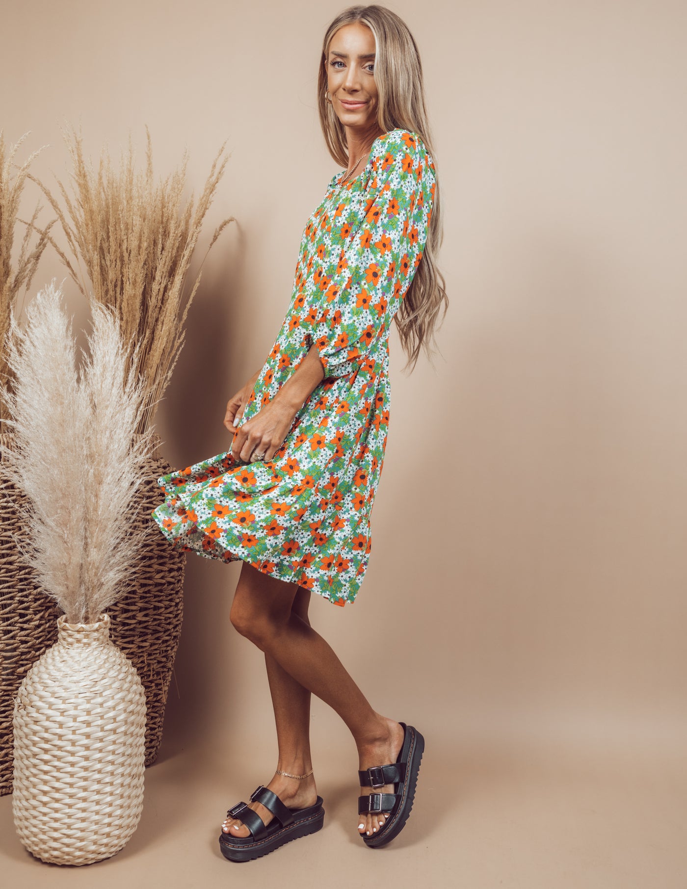 Monica Floral Dress