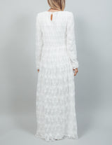 Vida Embroidered White Dress
