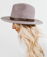 Aubrielle Flat Brim Hat