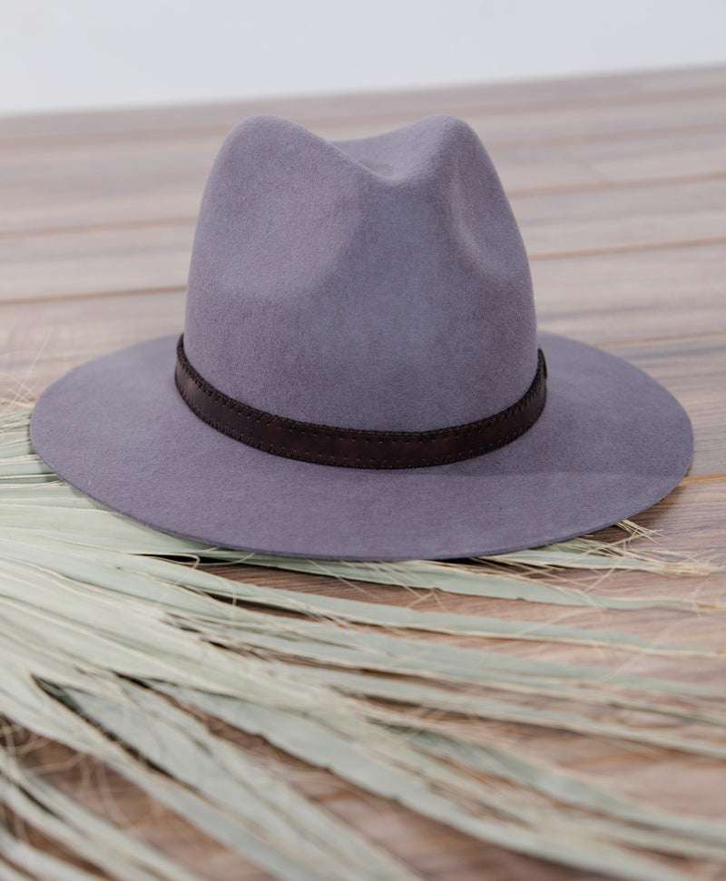 Aubrielle Flat Brim Hat