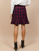 Hilary Plaid Skirt
