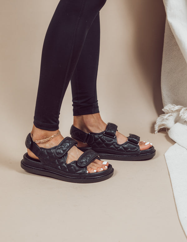 Charlie Quilted Sandals