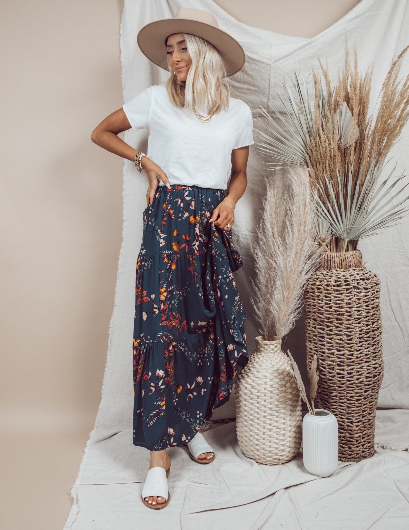 Justlyn Floral Skirt