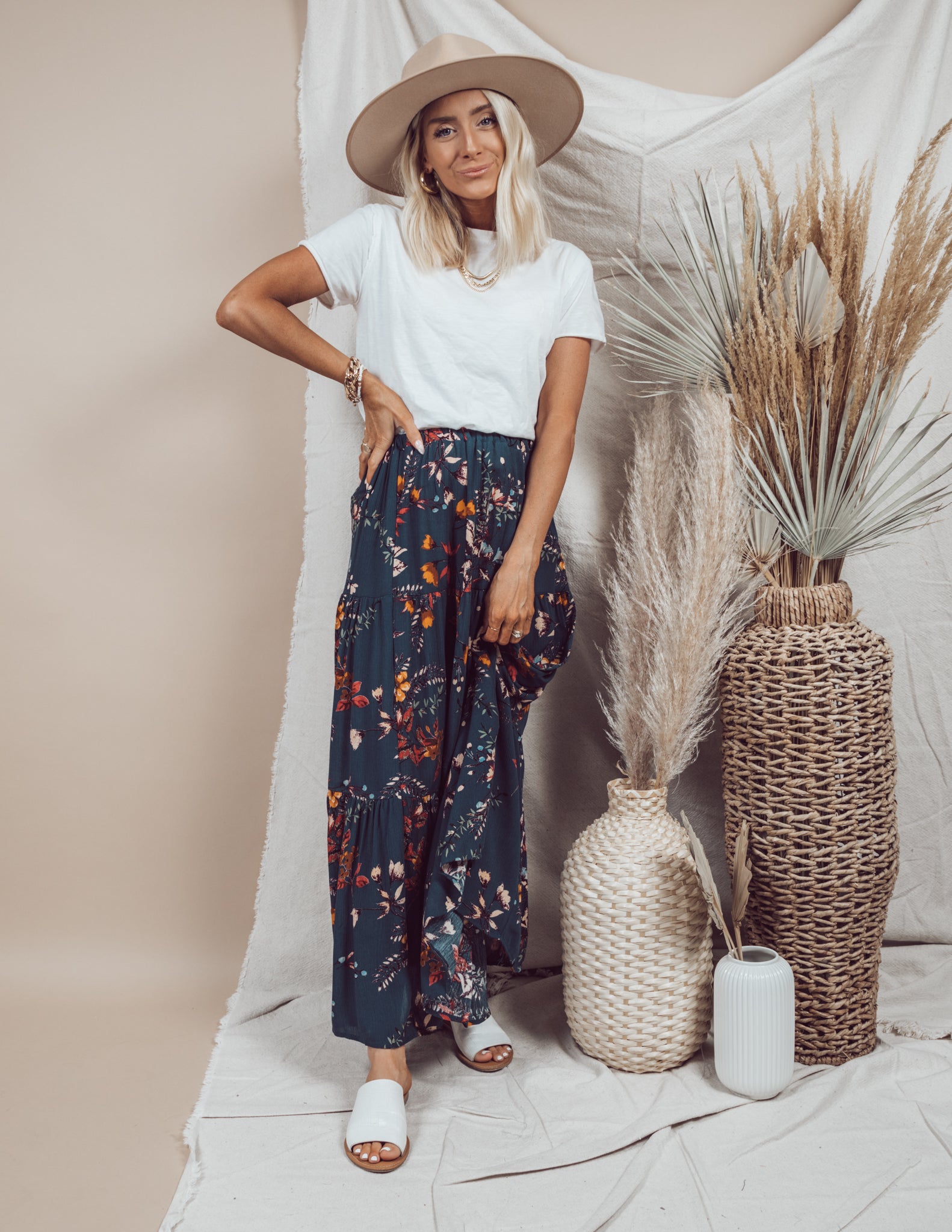 Justlyn Floral Skirt