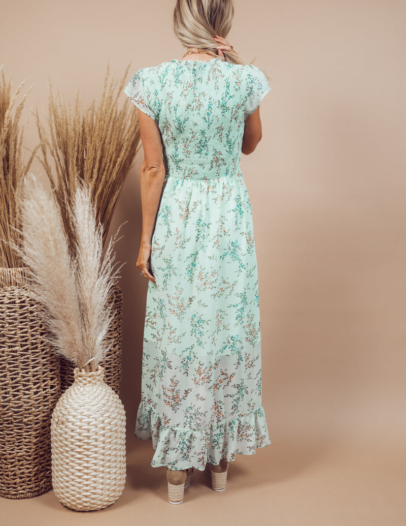 Mina Ruffle Floral Dress