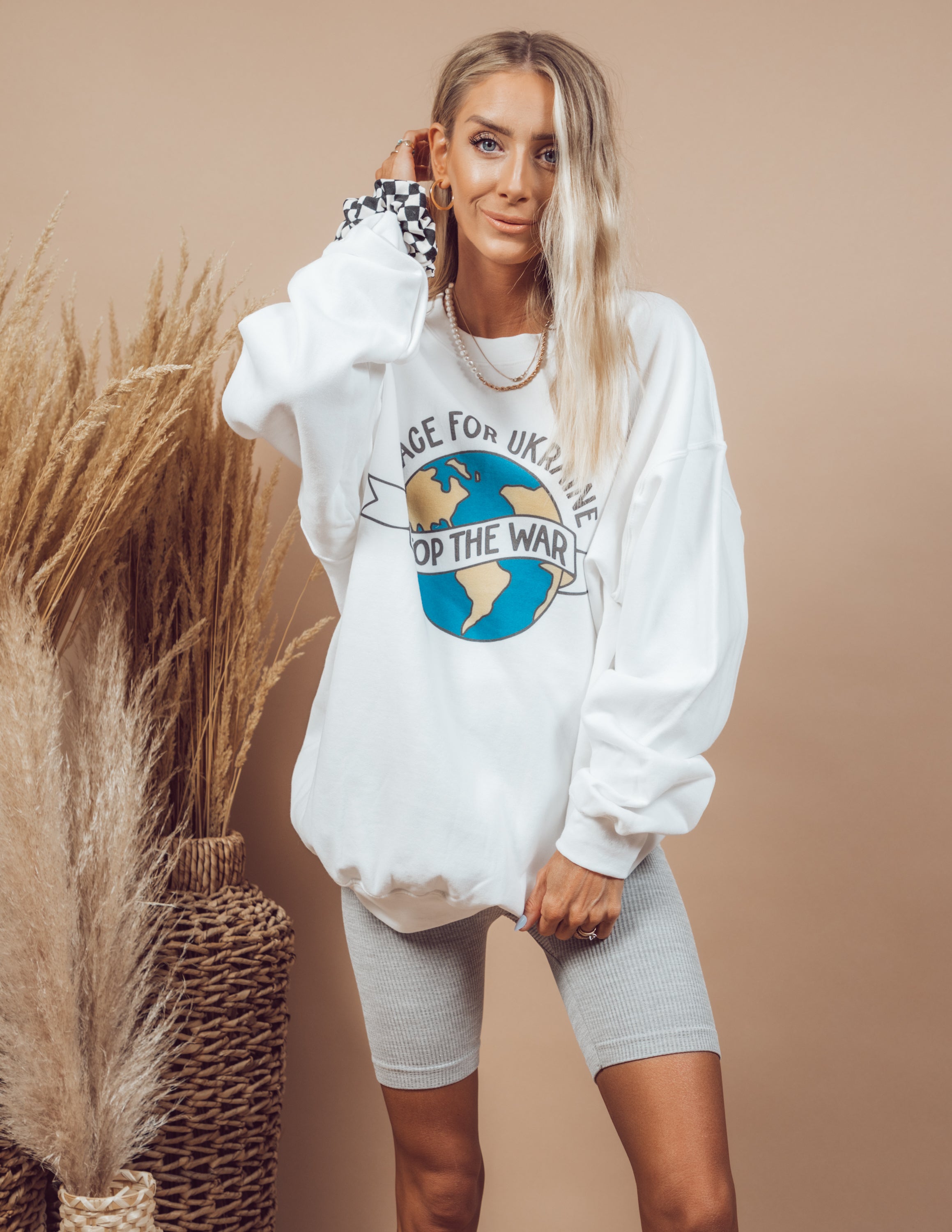 Peace for Ukraine Graphic Sweatshirt