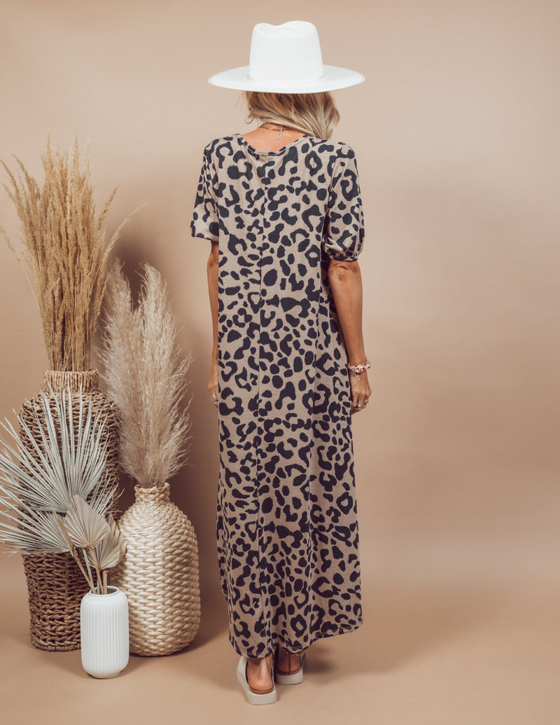 Karina Leopard Printed Dress