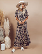 Karina Leopard Printed Dress