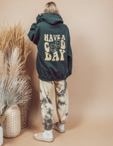 Have a Good Day Graphic Oversized Hoodie