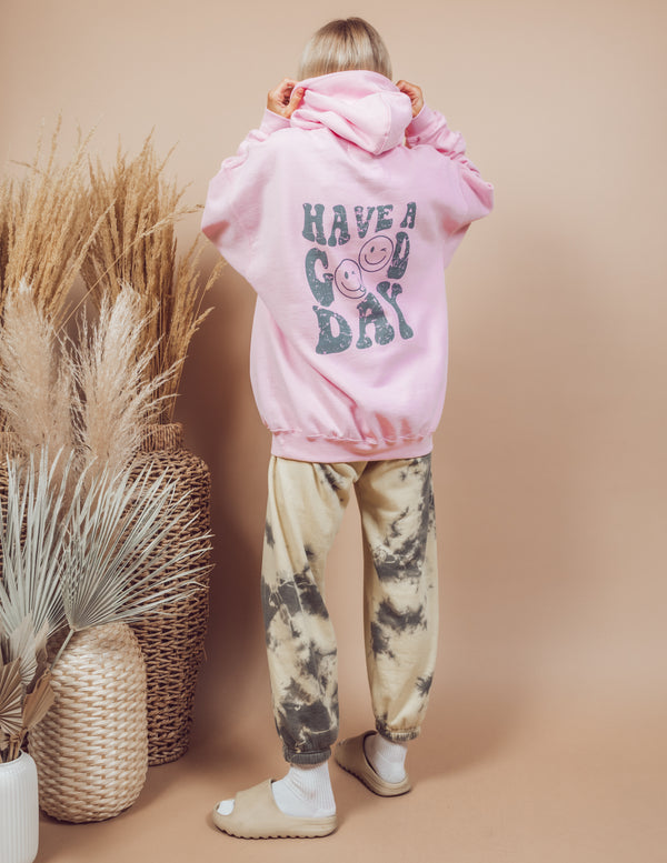 Have a Good Day Graphic Oversized Hoodie