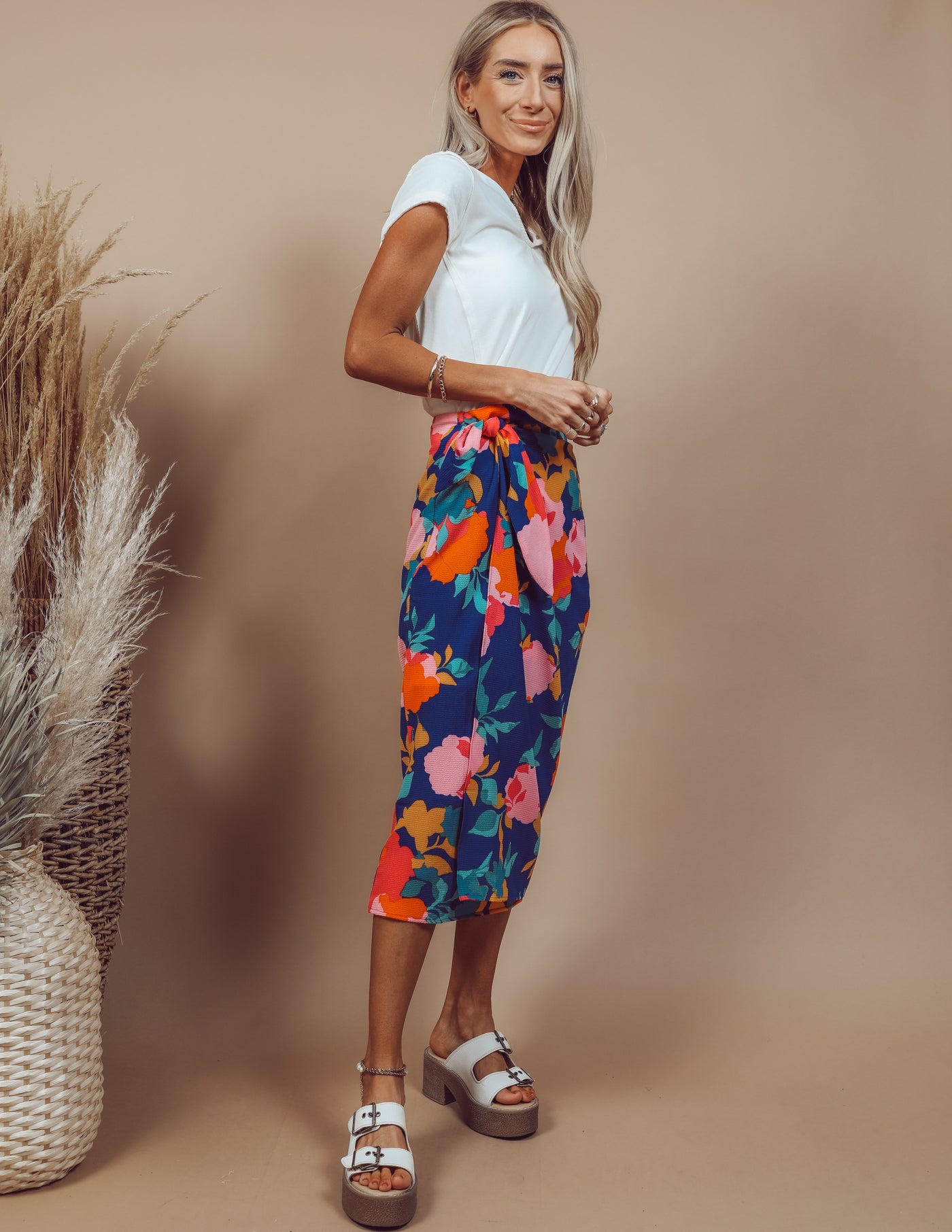 Heat Wave Sarong Wrap Skirt