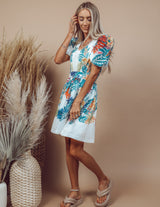Tropical Printed Dress
