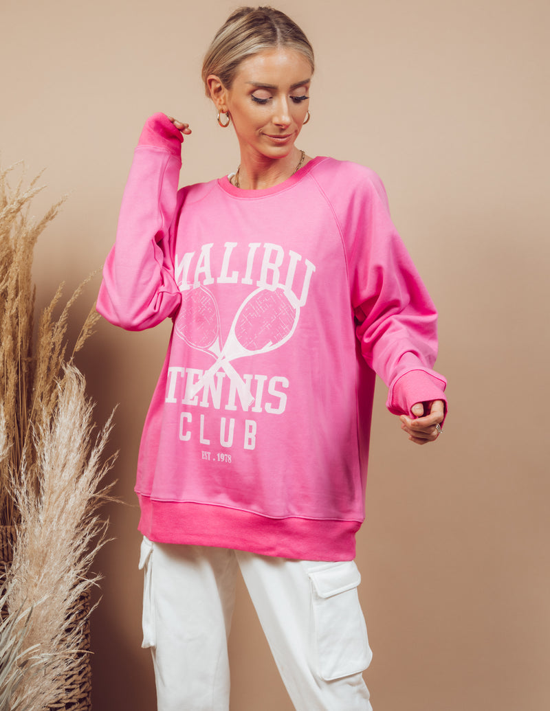 Malibu Tennis Club Graphic Sweatshirt