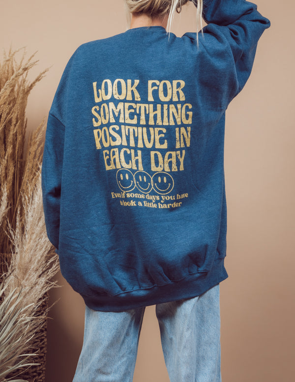 Something Positive Graphic Sweatshirt