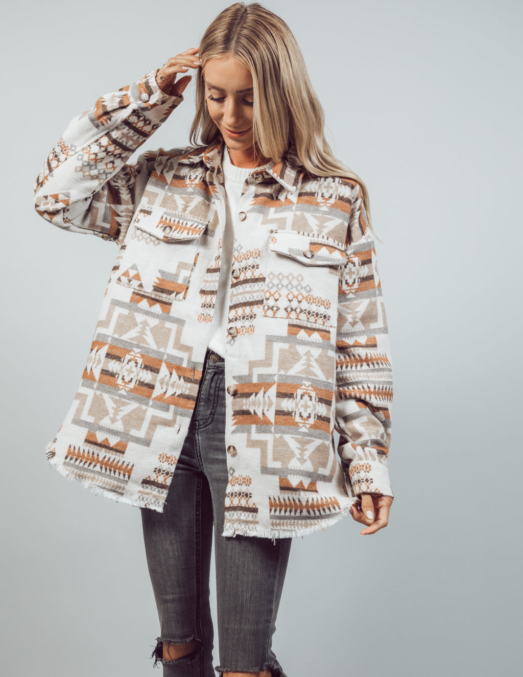 Giselle Printed Jacket – Shop Stevie