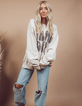Game Day Oversized Graphic Sweatshirt