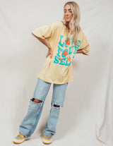 Love Yourself Distressed Graphic Tee