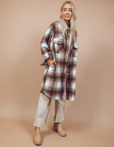 Alexsis Plaid Overshirt