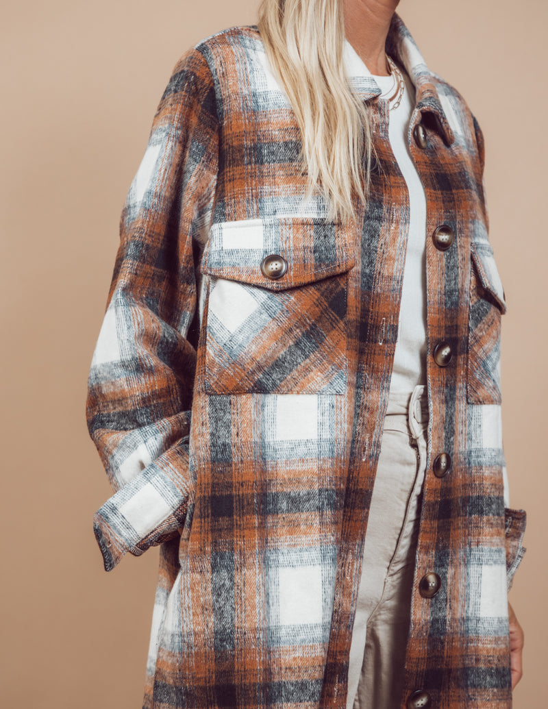 Alexsis Plaid Overshirt