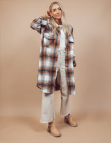 Alexsis Plaid Overshirt