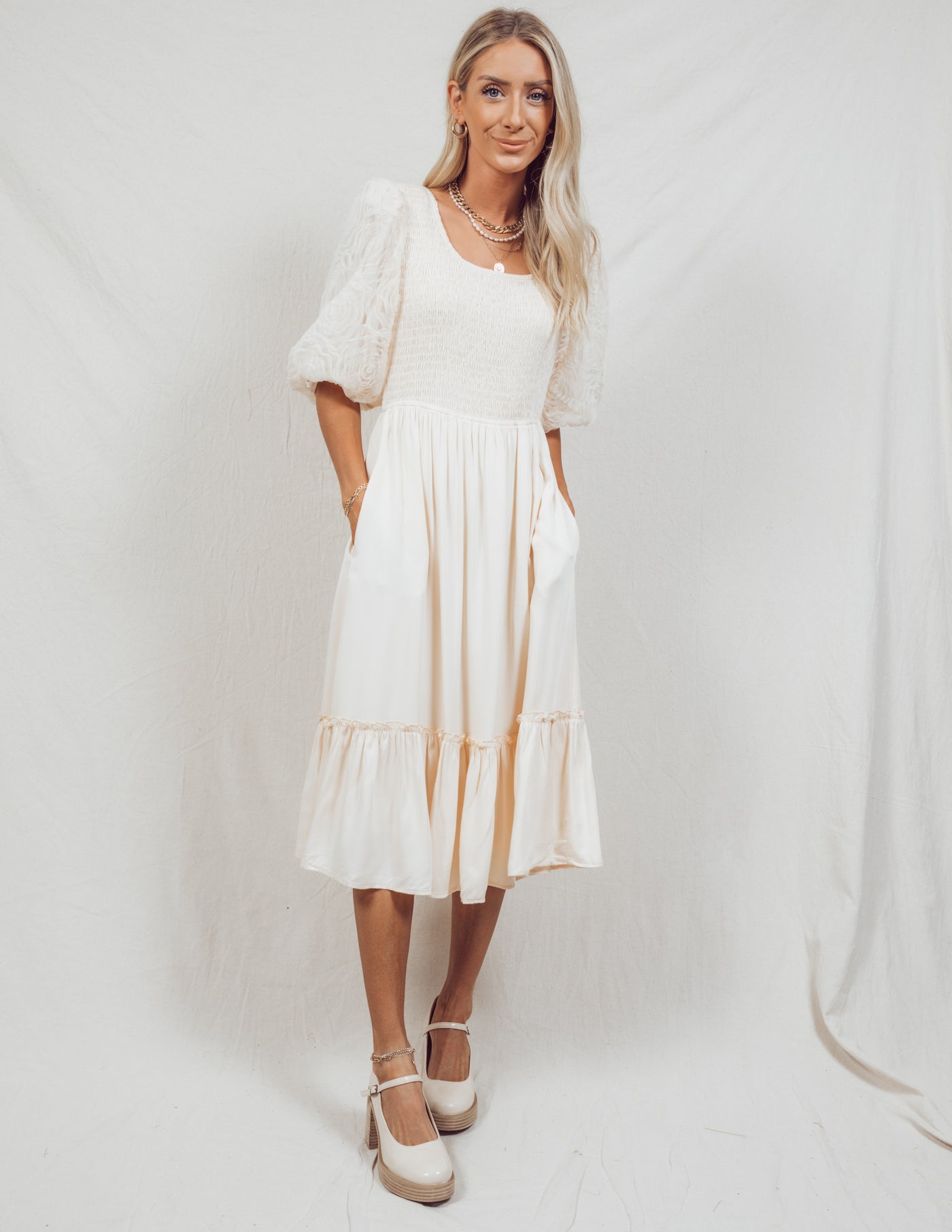 Kiser Smocked Dress