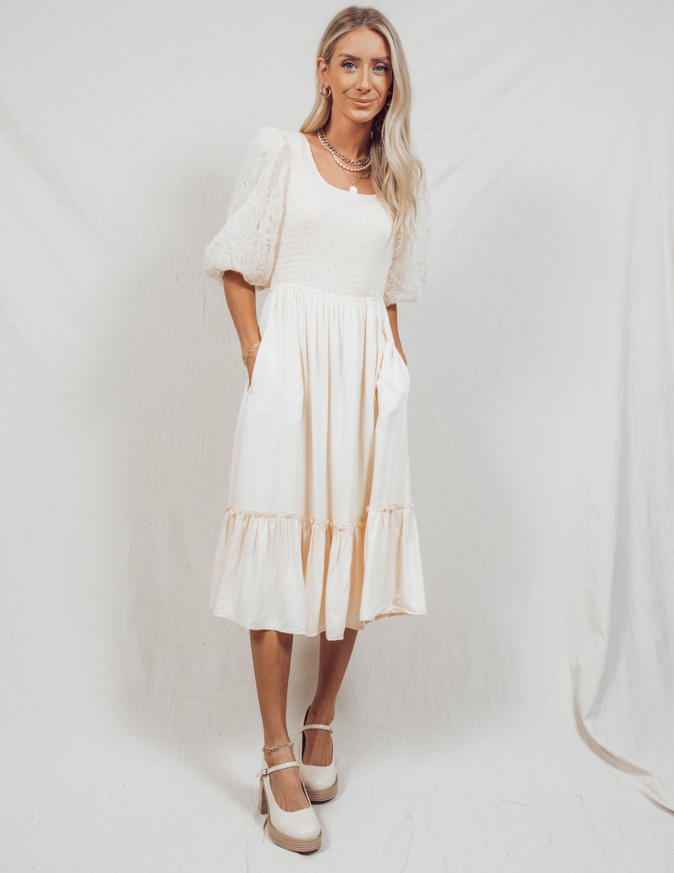 Kiser Smocked Dress