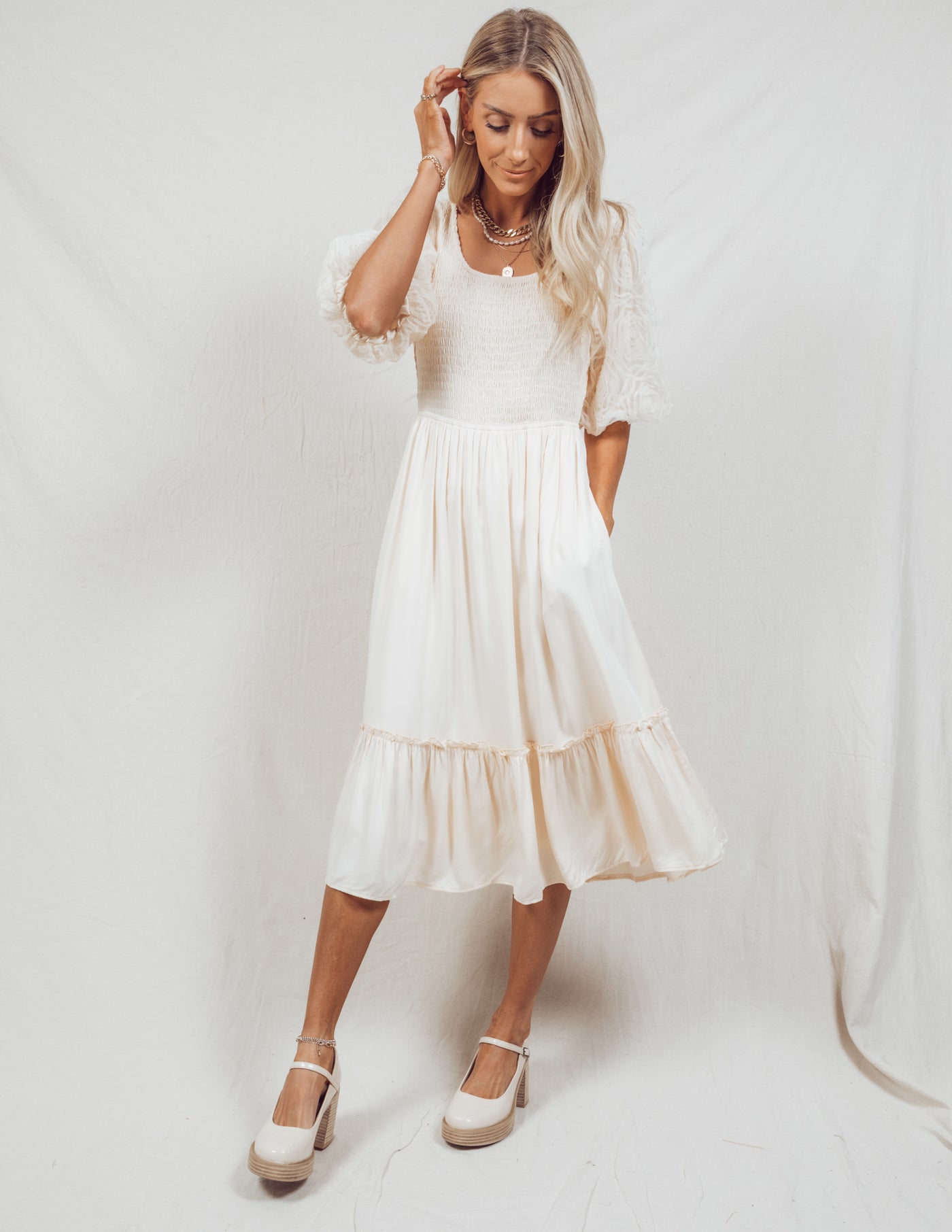 Kiser Smocked Dress