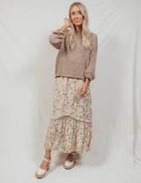 Danielle Floral Midi Skirt