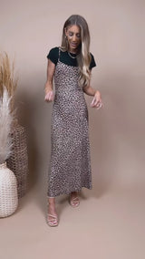 Zayla Leopard Printed Dress