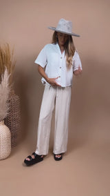 Addilynn Button Up Top