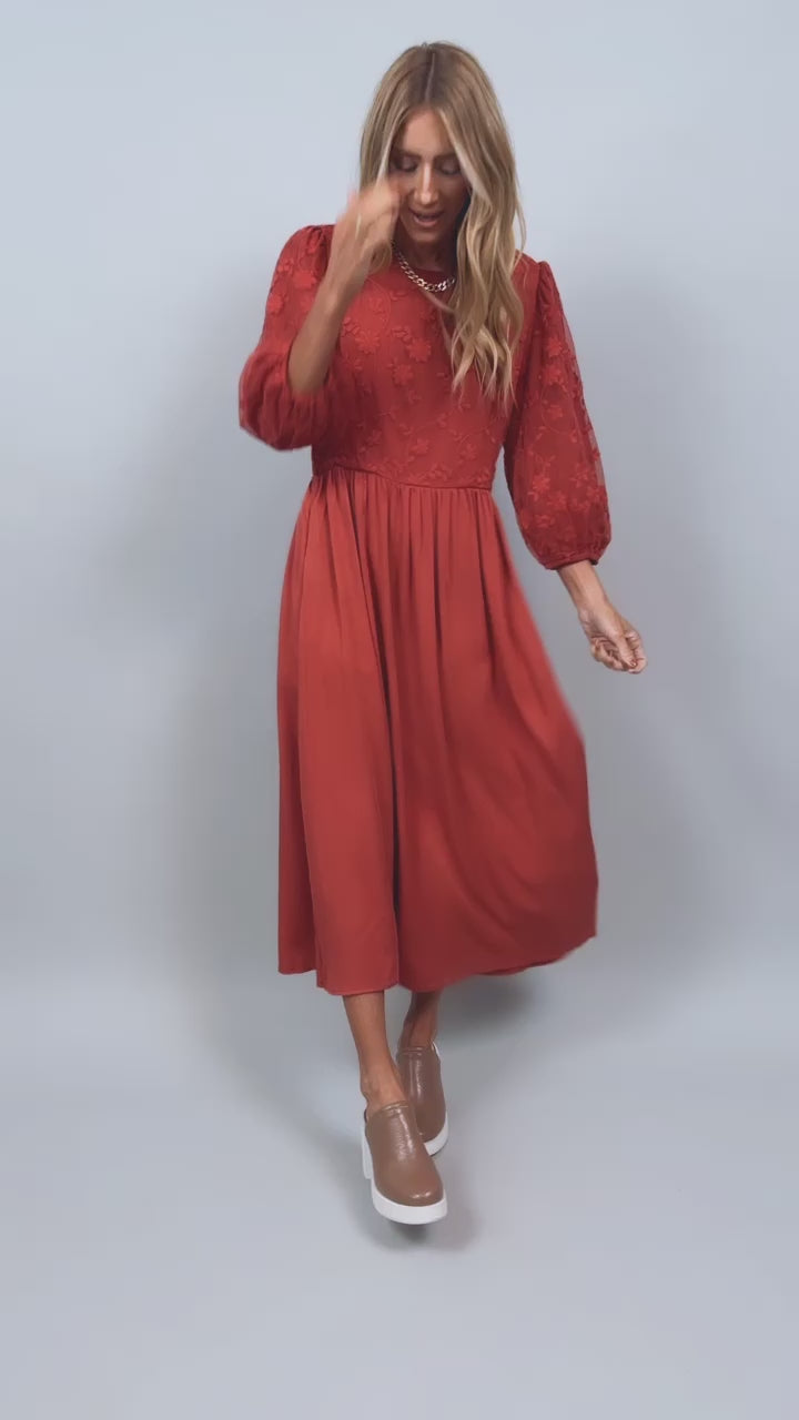 Annalise Embroidered Dress